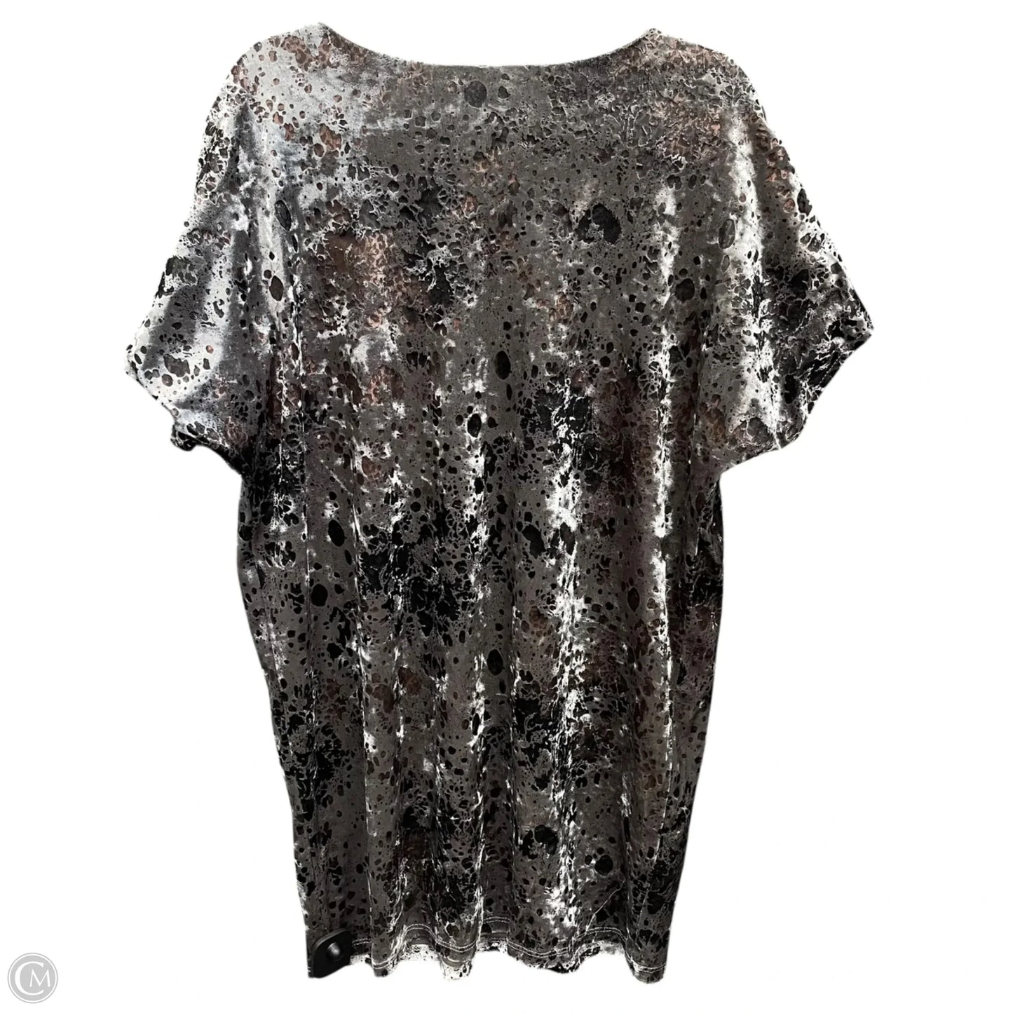 Dress Casual Short By Adrienne In Silver, Size: S