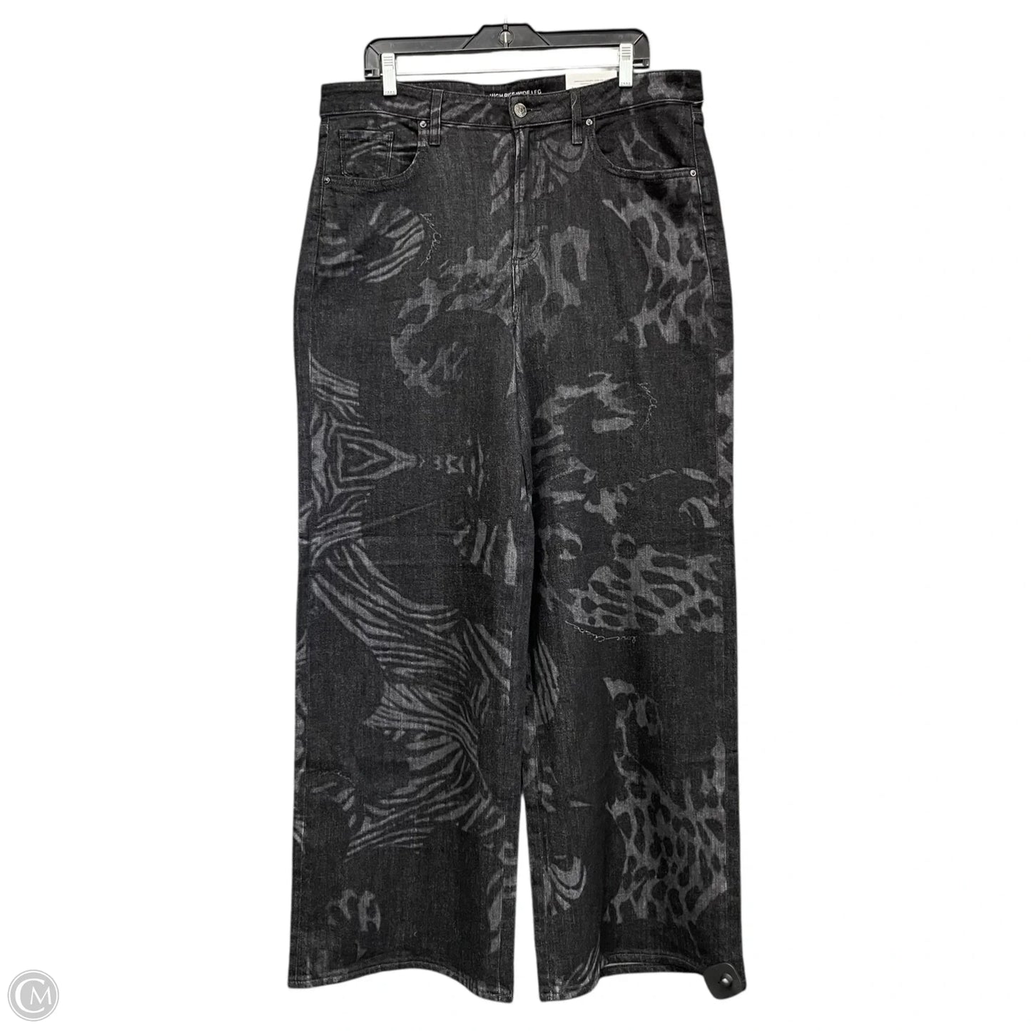 Jeans Wide Leg By Chicos In Black, Size: 16