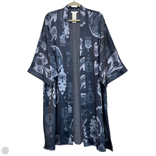 Kimono By Chicos In Navy, Size: Xl