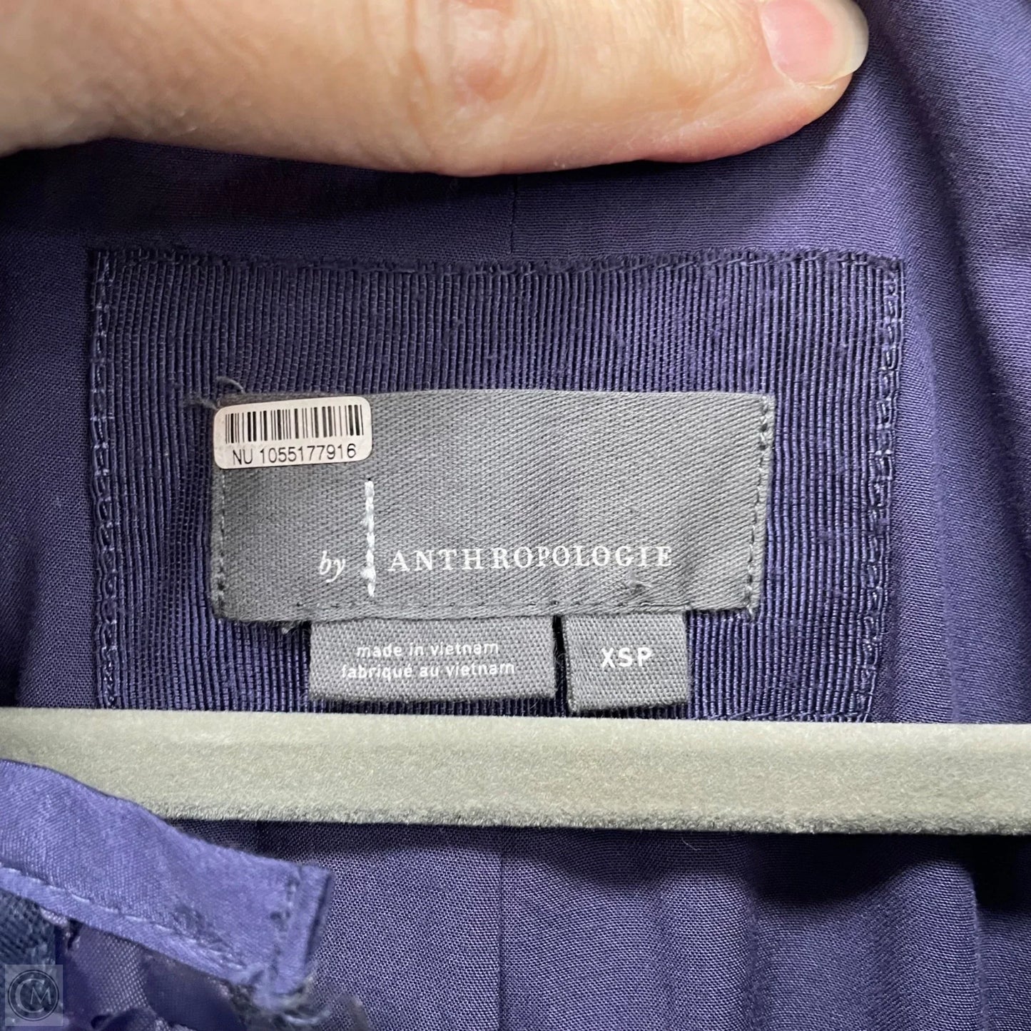 Dress Casual Short By Anthropologie In Purple, Size: Xsp