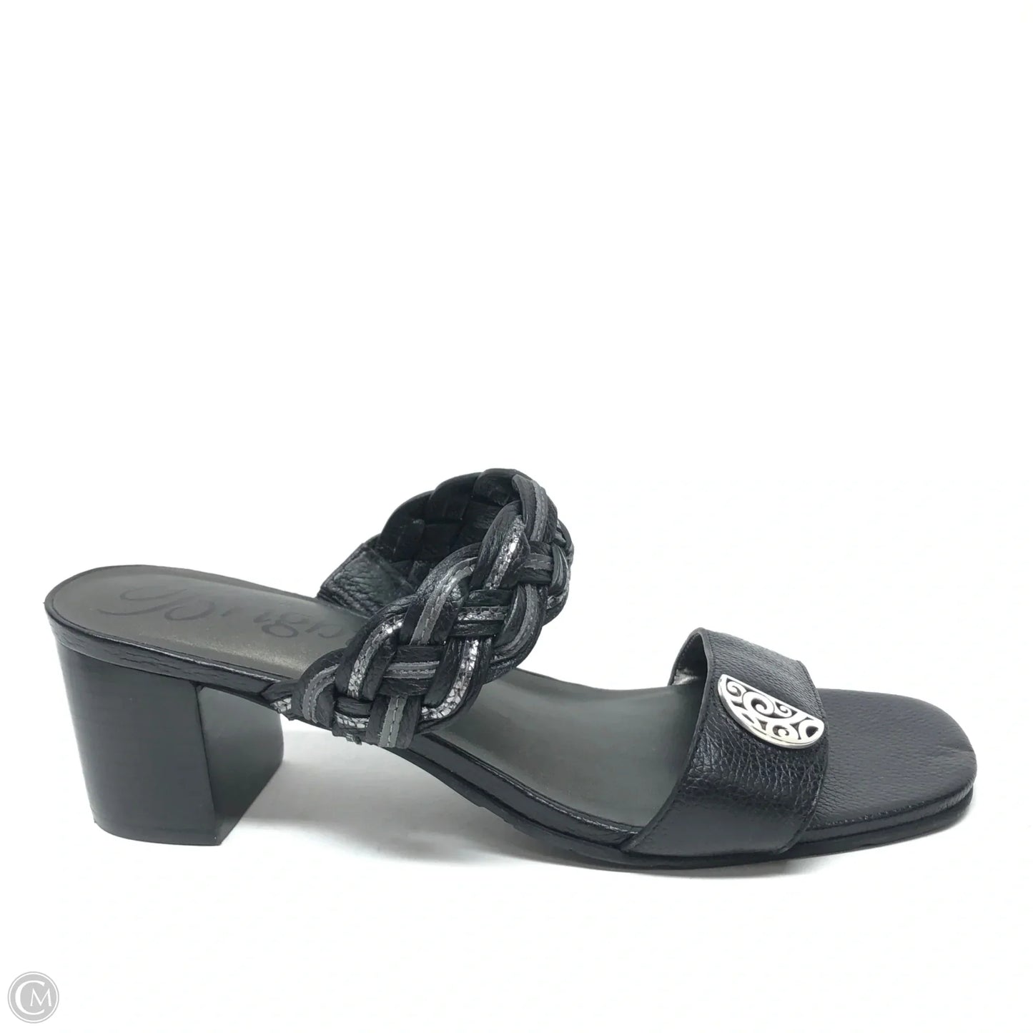 Sandals Heels Block By Brighton In Black, Size: 8
