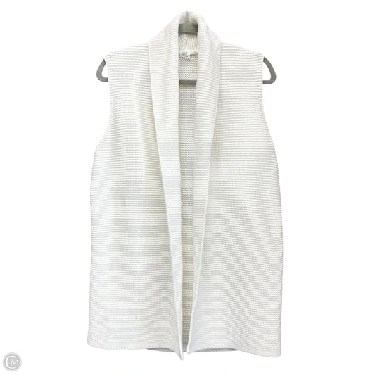 Sweater Cardigan By Gap In White, Size: S