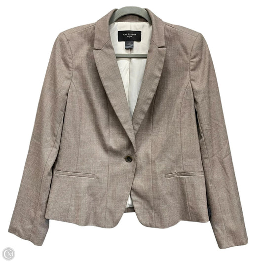 Blazer By Ann Taylor In Taupe, Size: 10p
