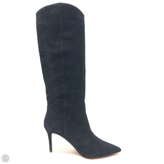 Boots Knee Heels By J. Crew In Black, Size: 9.5