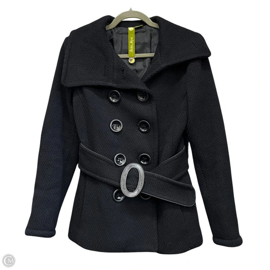 Coat Peacoat By Cmb In Black, Size: Sp