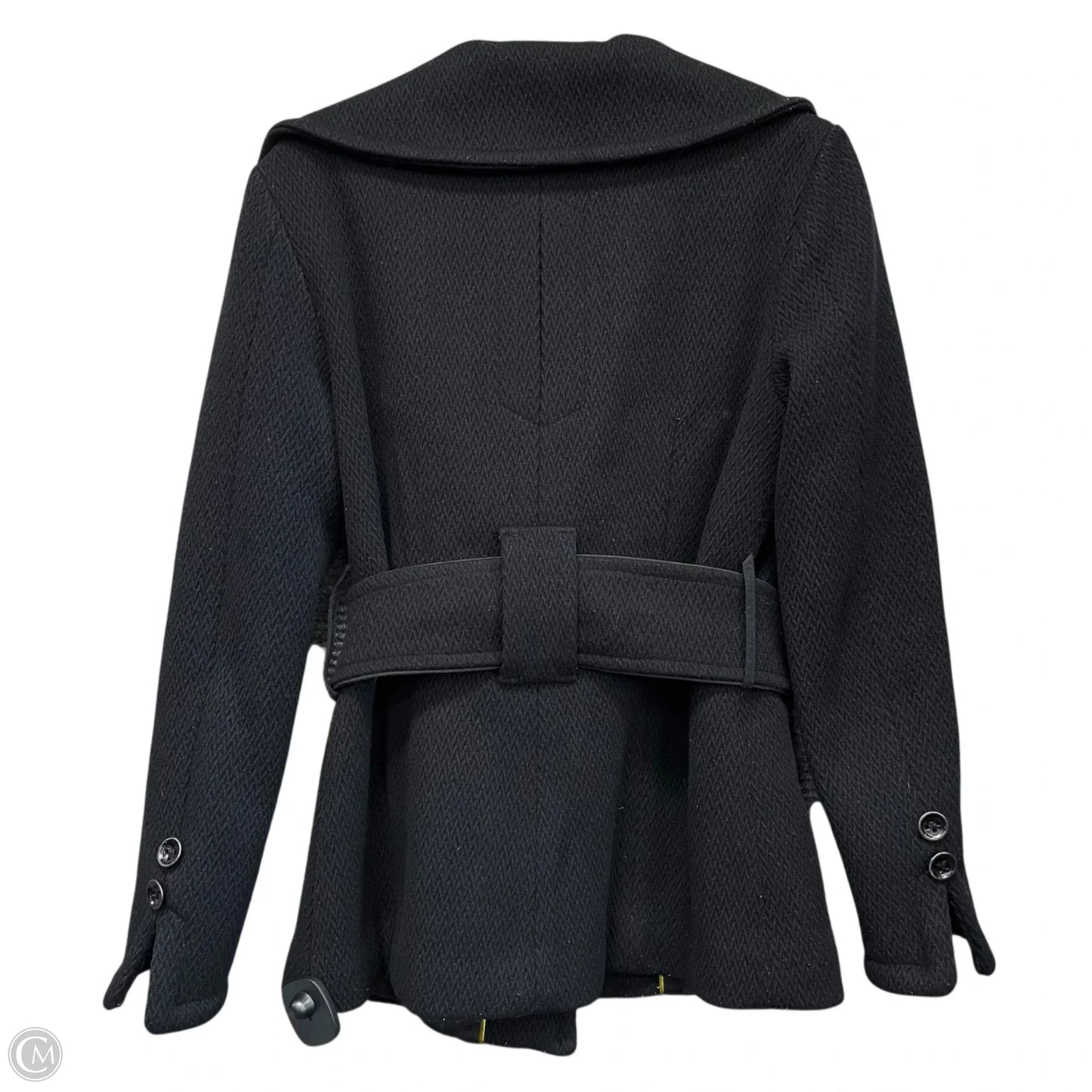 Coat Peacoat By Cmb In Black, Size: Sp