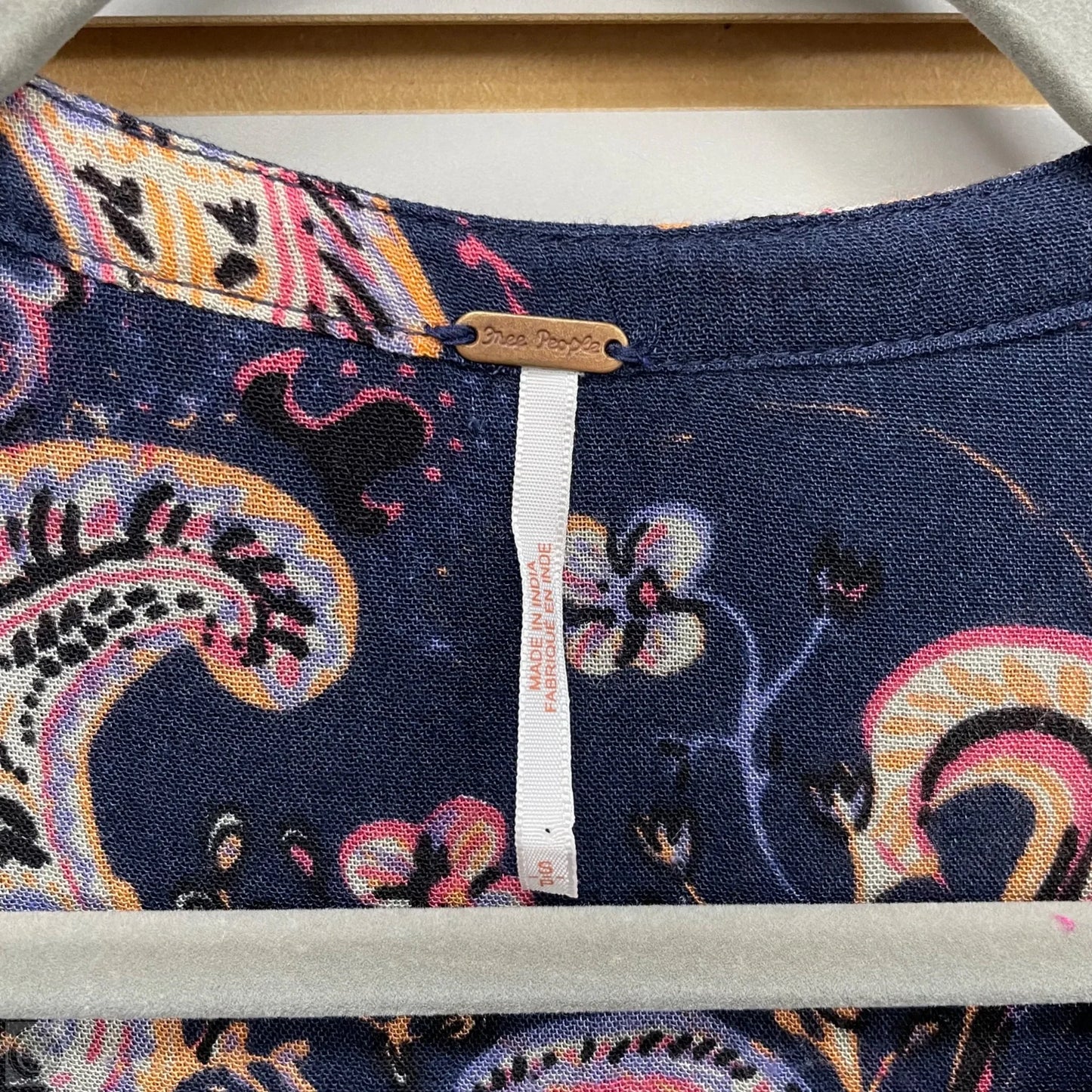 Tunic Long Sleeve By Free People In Navy, Size: S