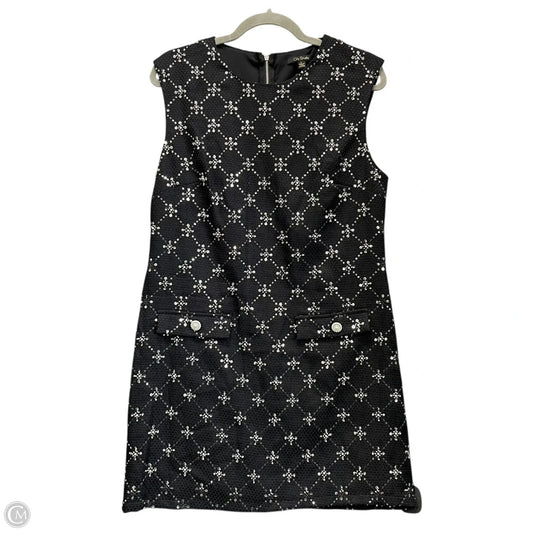 Dress Casual Short By City Studio In Black & Silver, Size: L