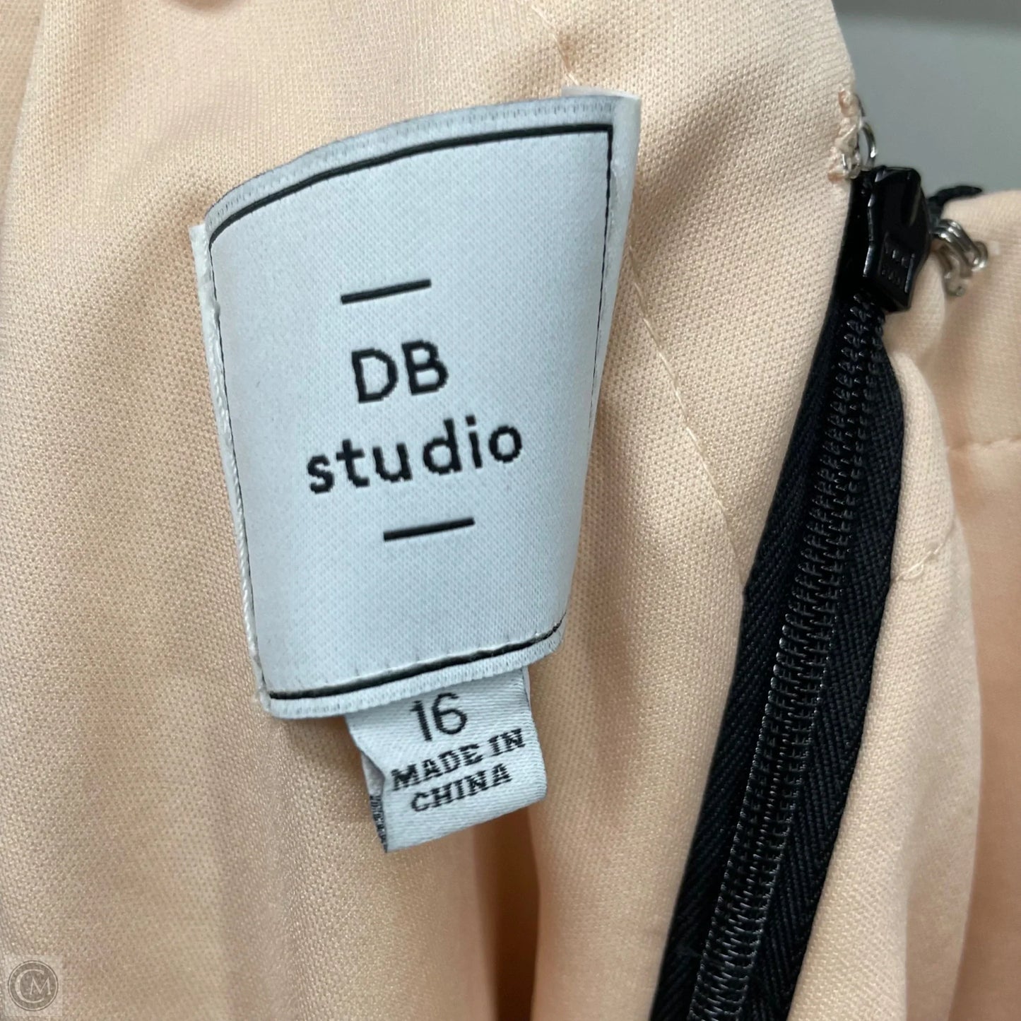 Dress Party Short By Clothes Mentor In Black & Cream, Size: 16