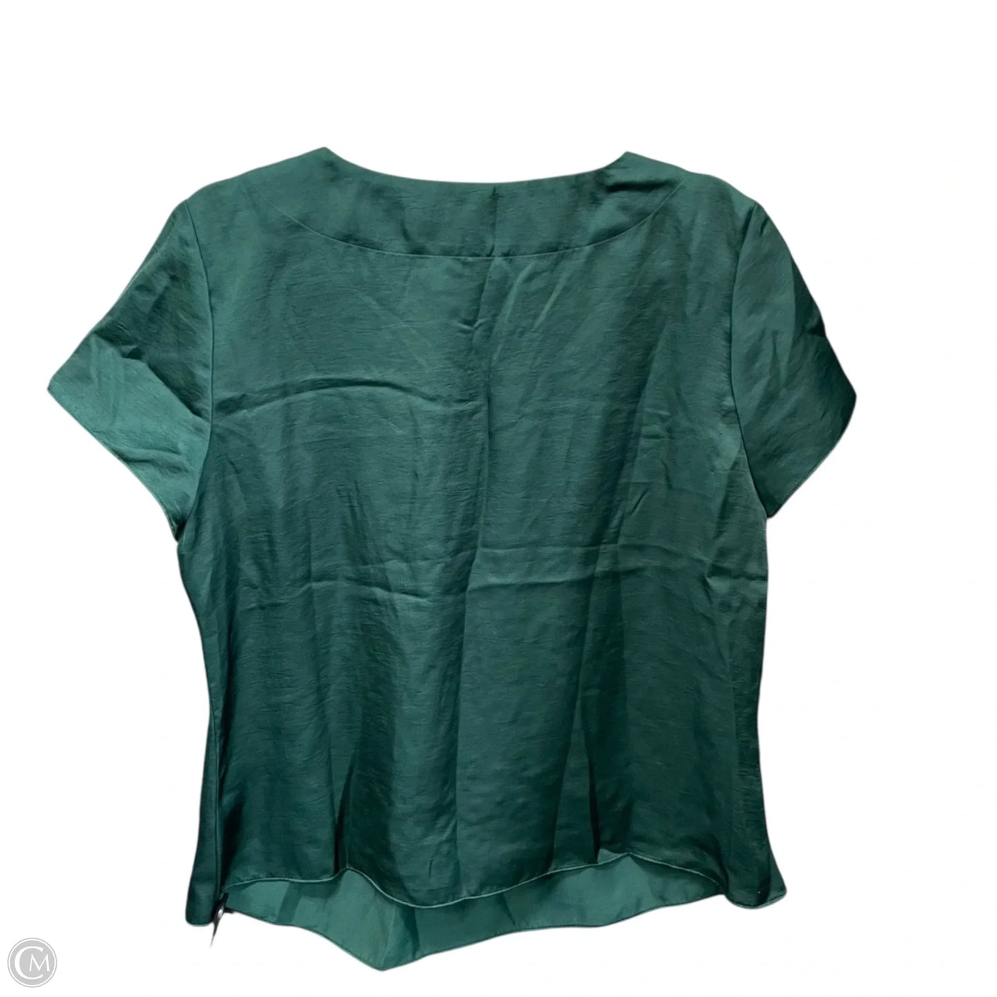Top Short Sleeve By Talbots In Green, Size: 16