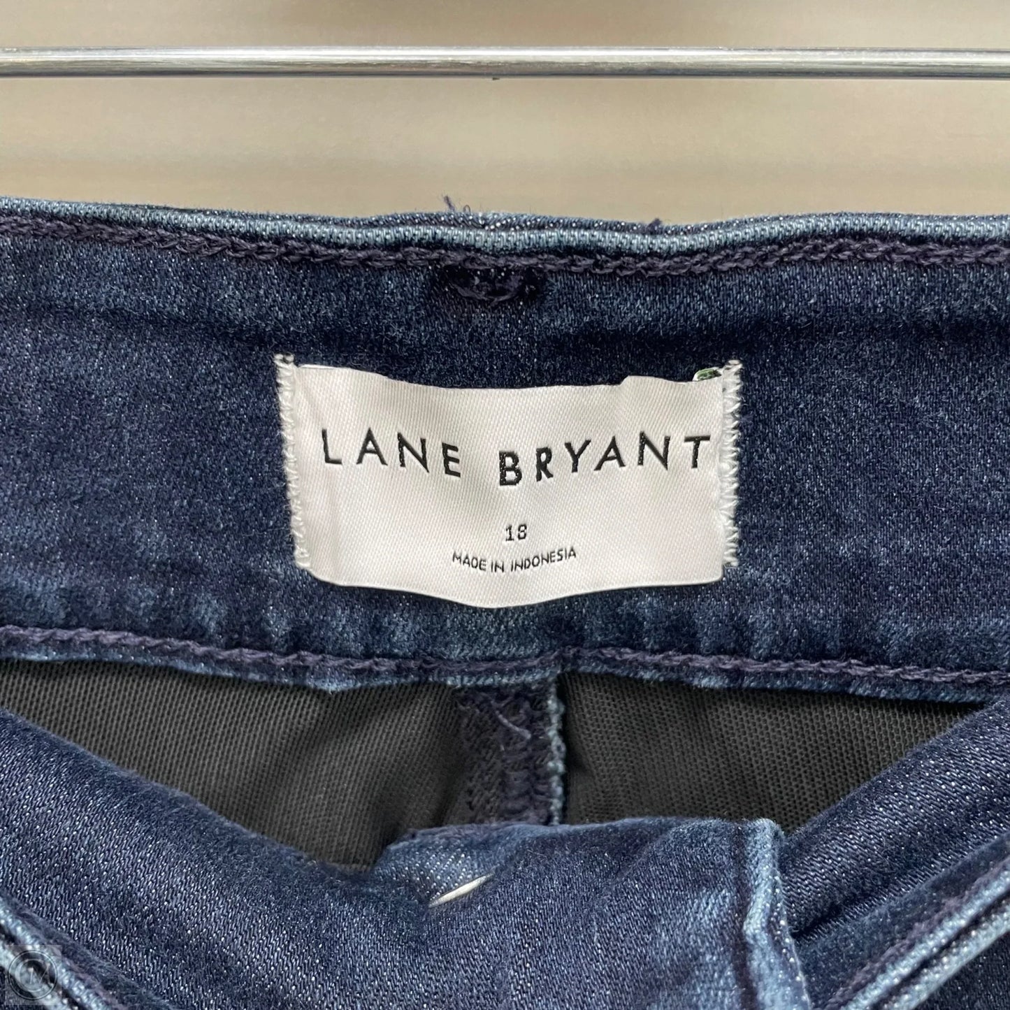Jeans Straight By Lane Bryant In Blue Denim, Size: 18