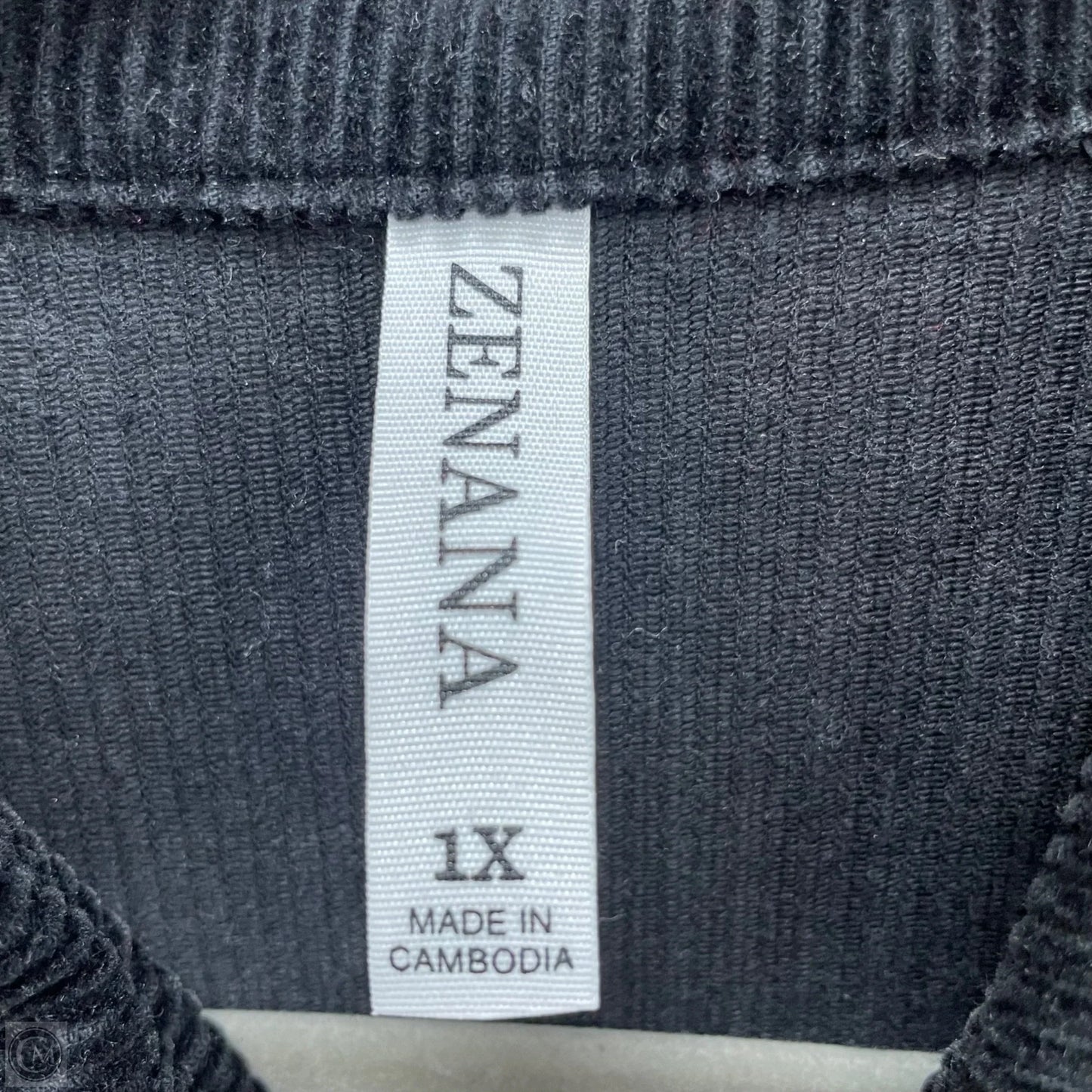 Jacket Shirt By Zenana In Black, Size: 1x