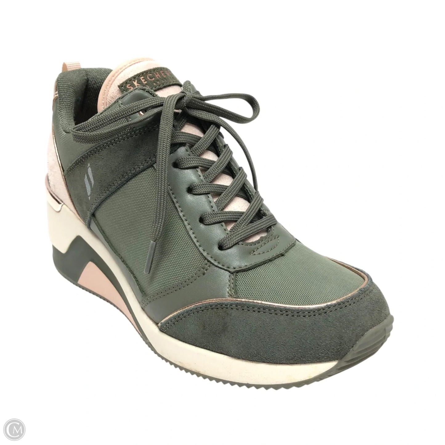 Shoes Sneakers Platform By Skechers In Green, Size: 9.5