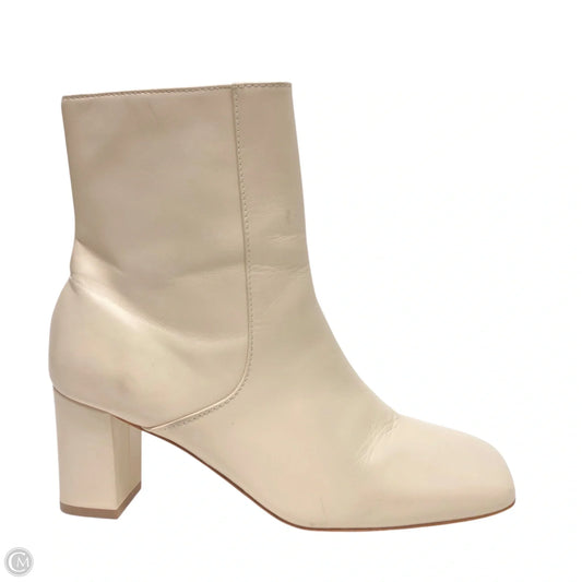 Boots Ankle Heels By Club Monaco In Cream, Size: 6.5