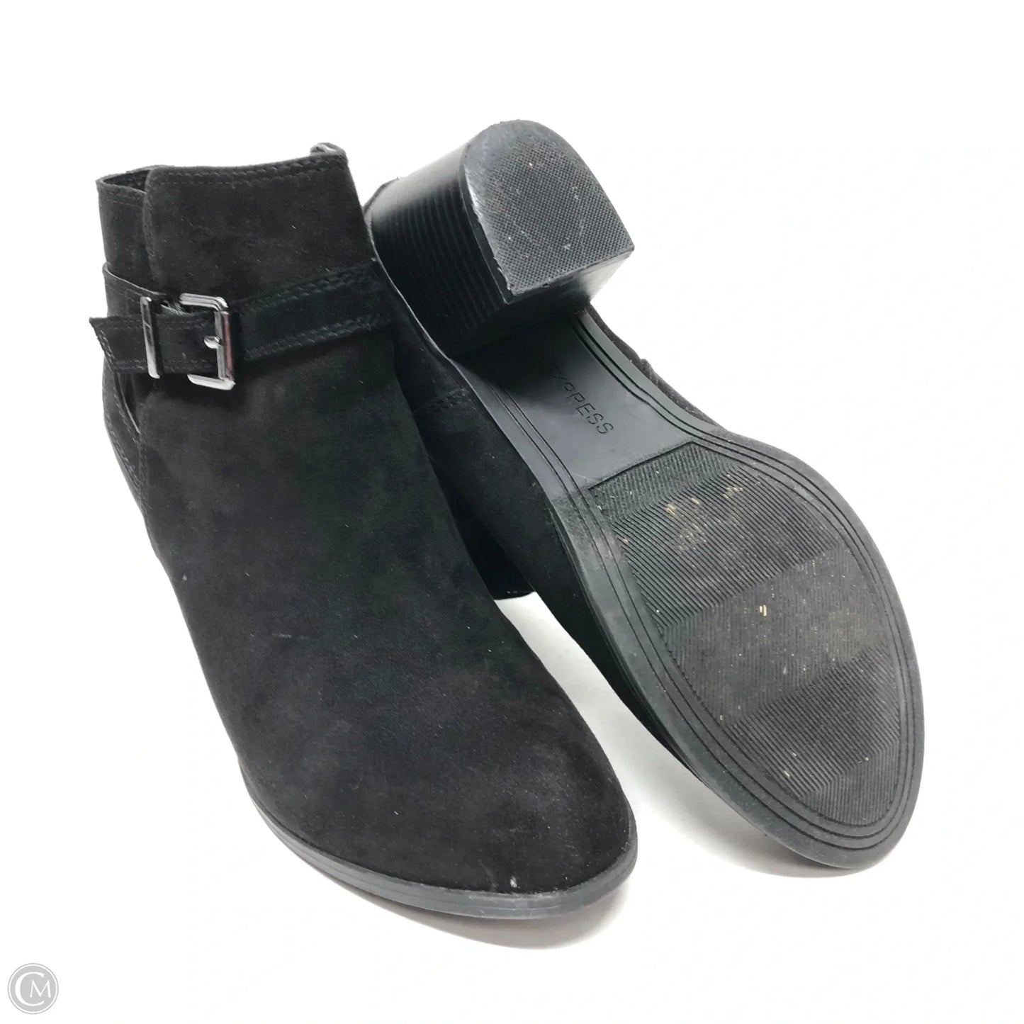 Boots Ankle Heels By Express In Black, Size: 7