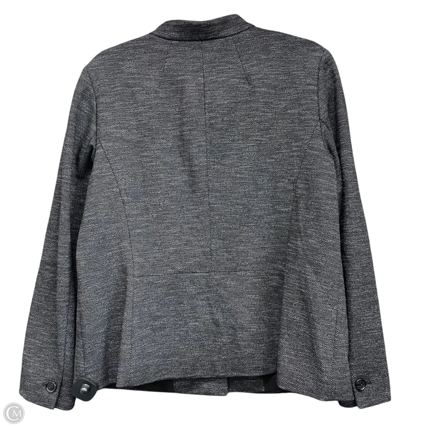 Blazer By Talbots In Black & Grey, Size: L