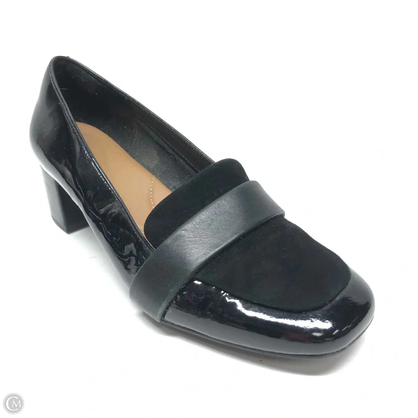Shoes Heels Block By Clarks In Black, Size: 6.5