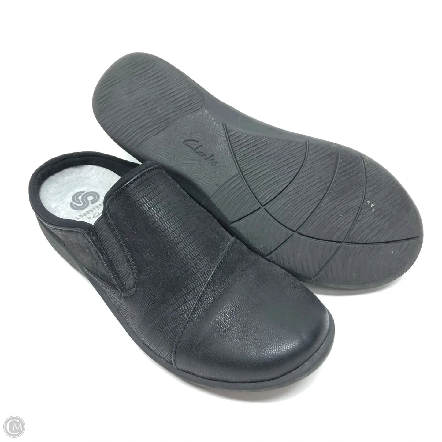 Shoes Flats By Clarks In Black, Size: 5.5