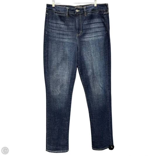 Jeans Straight By Liverpool In Blue Denim, Size: 14