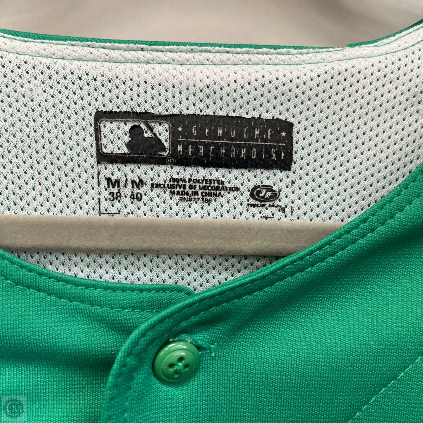 Athletic Top Short Sleeve By Genuine Merchandise In Green, Size: M