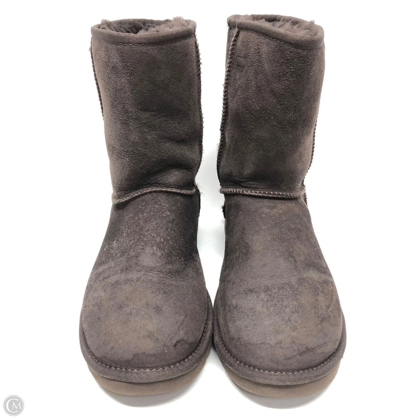 Boots Designer By Ugg In Brown, Size: 7