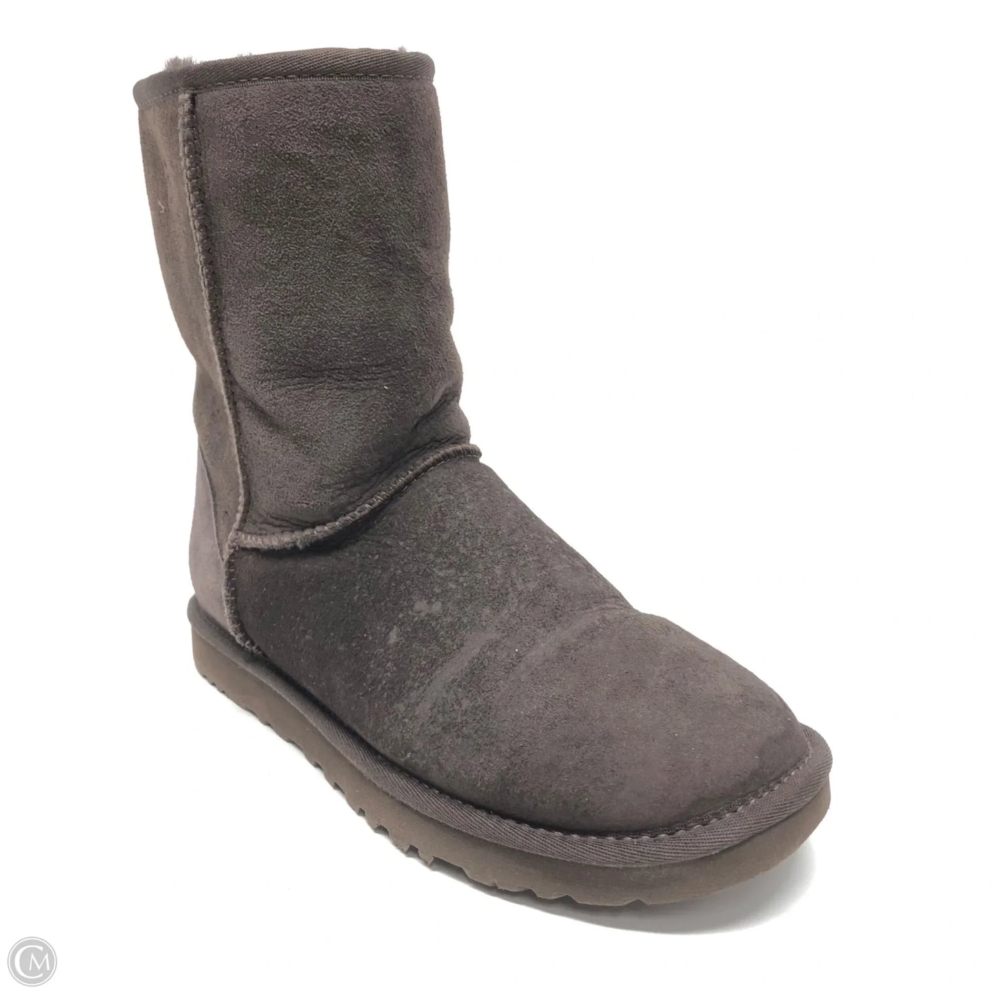 Boots Designer By Ugg In Brown, Size: 7