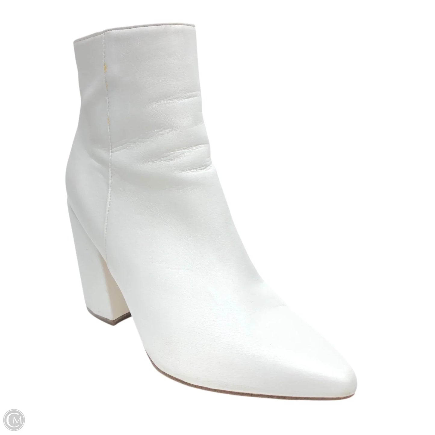Boots Ankle Heels By Madden Girl In White, Size: 7.5