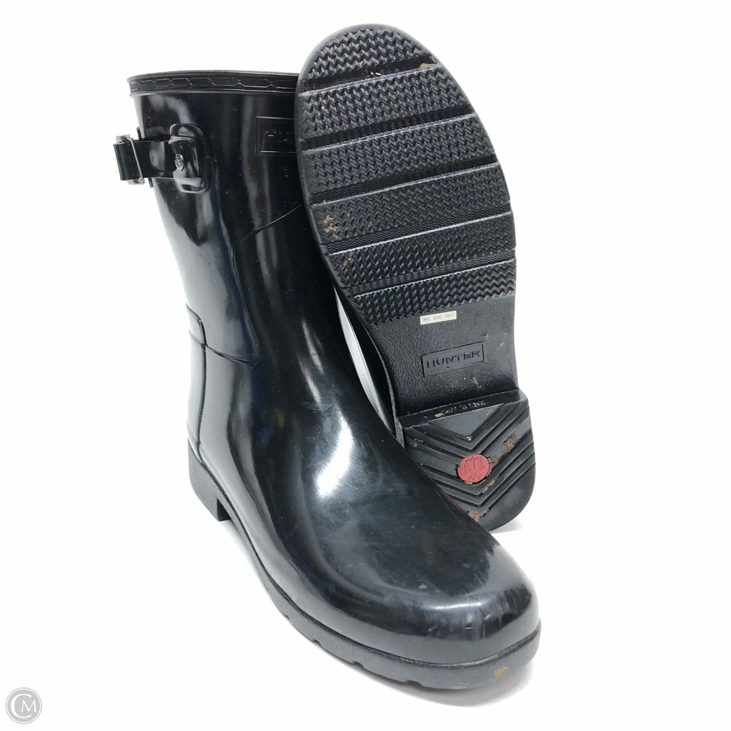 Boots Rain By Hunter In Black, Size: 10