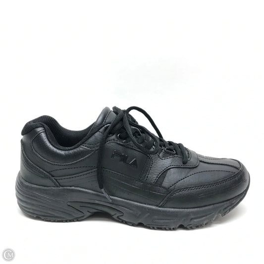 Shoes Sneakers By Fila In Black, Size: 9.5