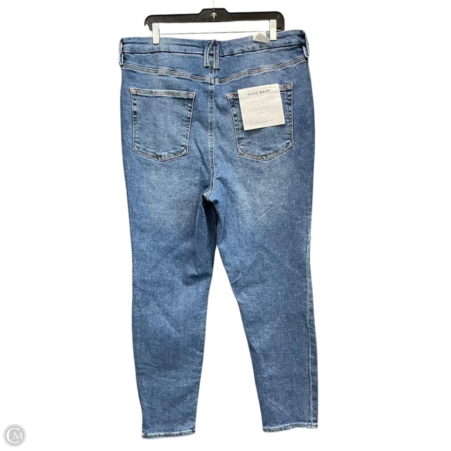 Jeans Skinny By Good American In Blue Denim, Size: 20