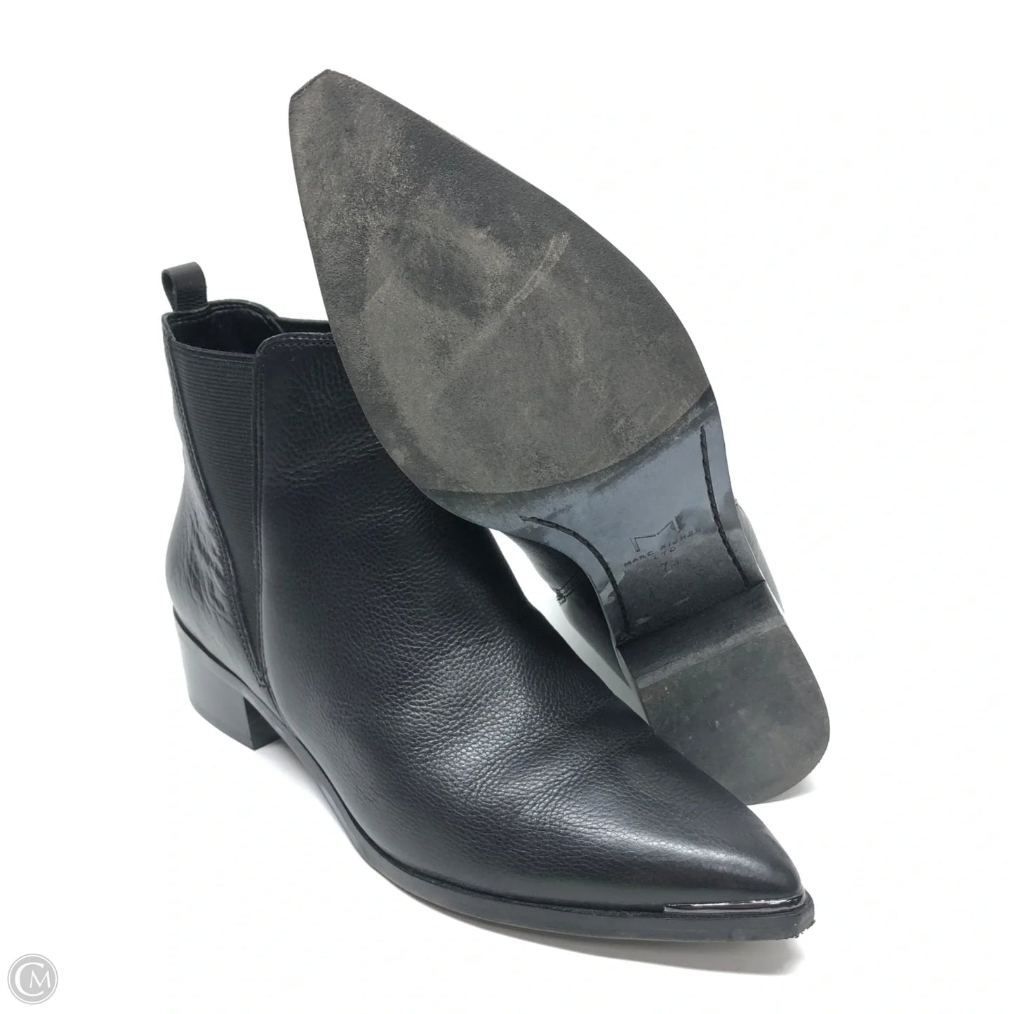 Boots Ankle Heels By Marc Fisher In Black, Size: 7