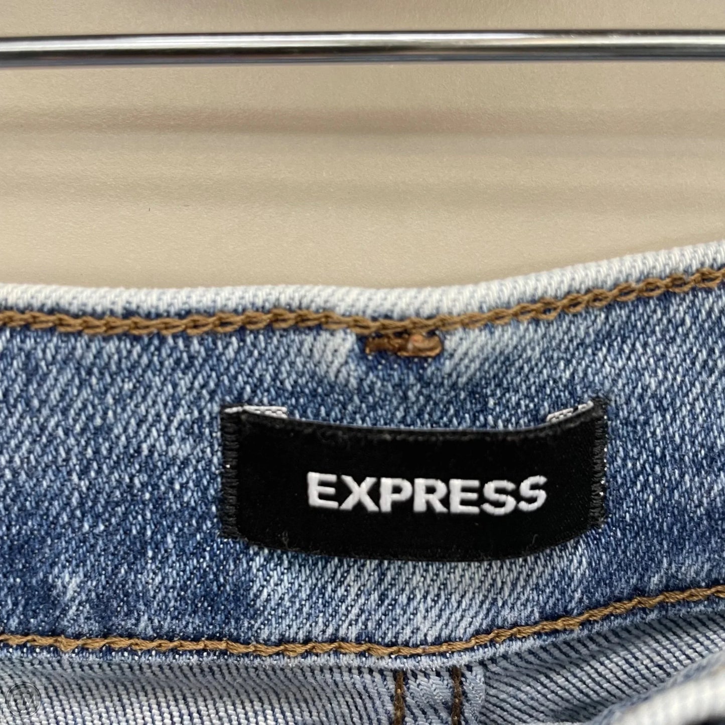 Jeans Flared By Express In Blue Denim, Size: 10p