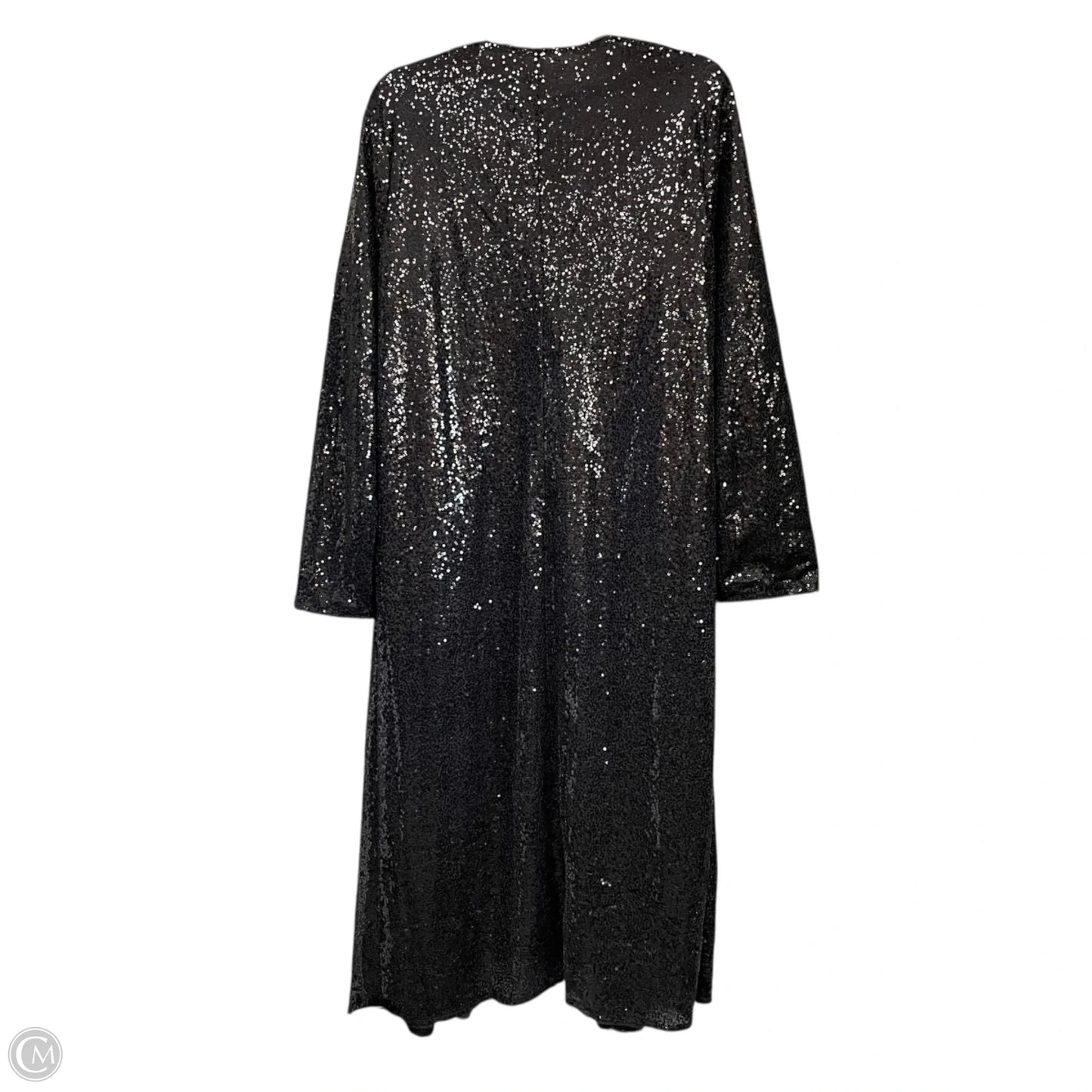 Kimono By Clothes Mentor In Black, Size: L