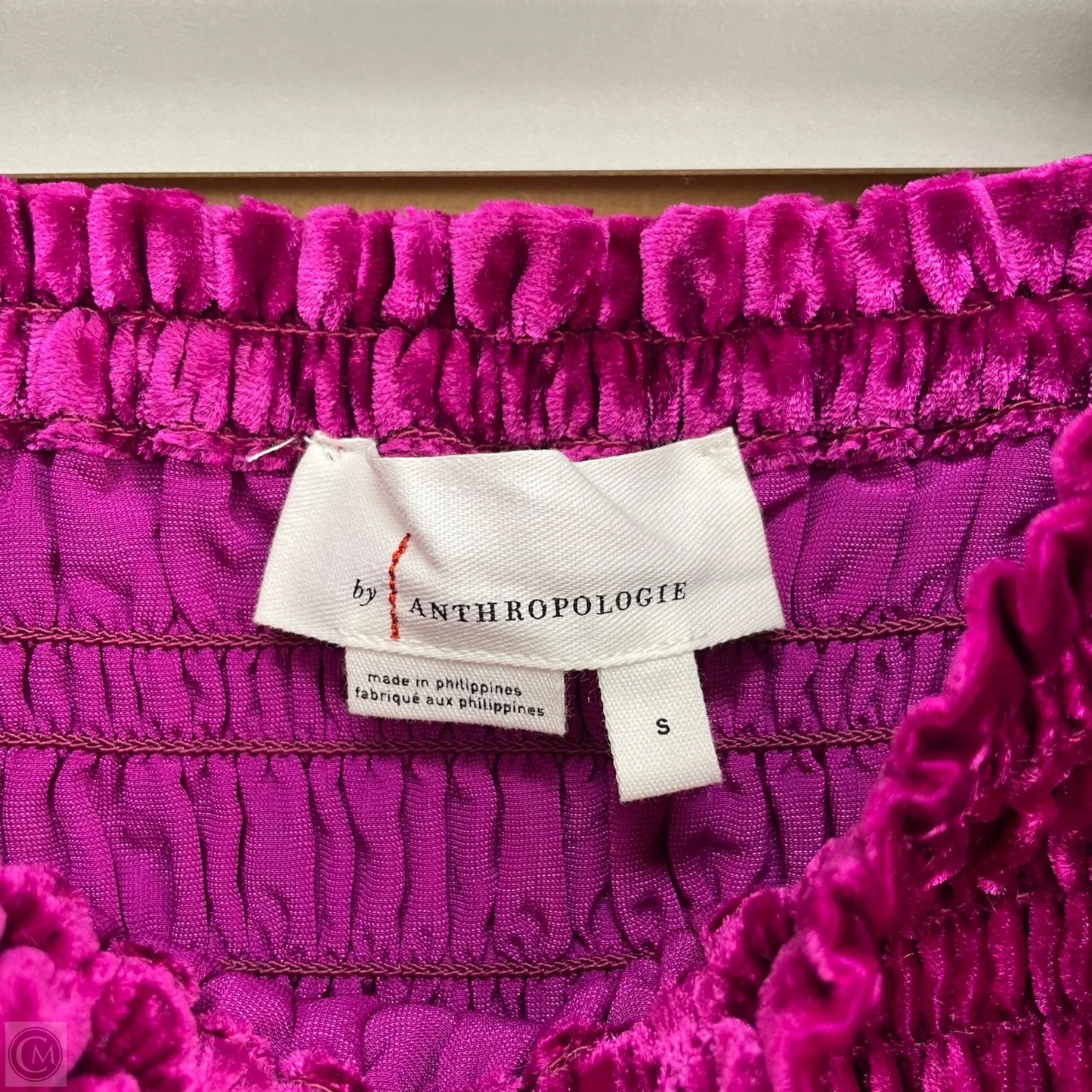 Top Long Sleeve By Anthropologie In Pink, Size: S