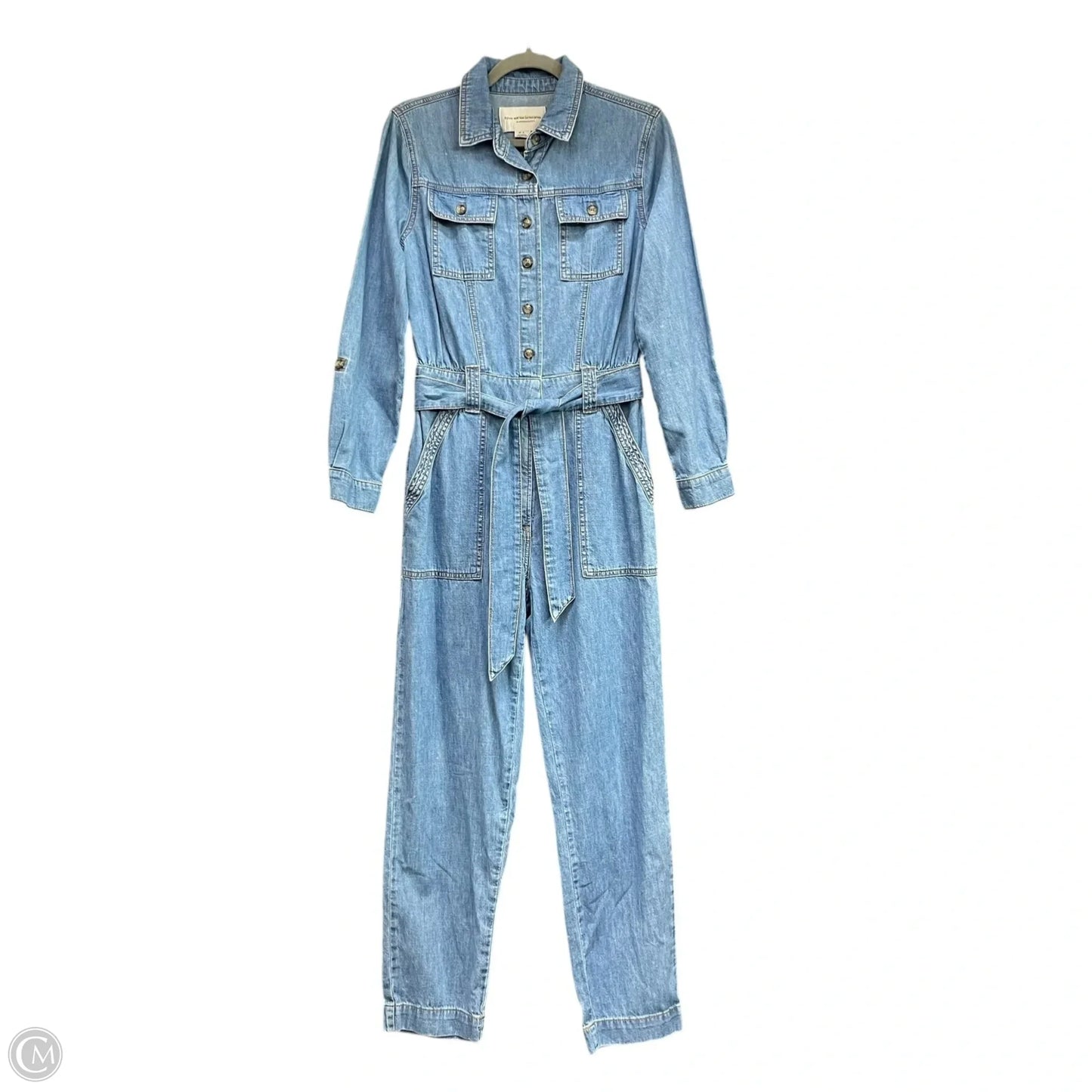 Jumpsuit By Pilcro In Blue Denim, Size: S