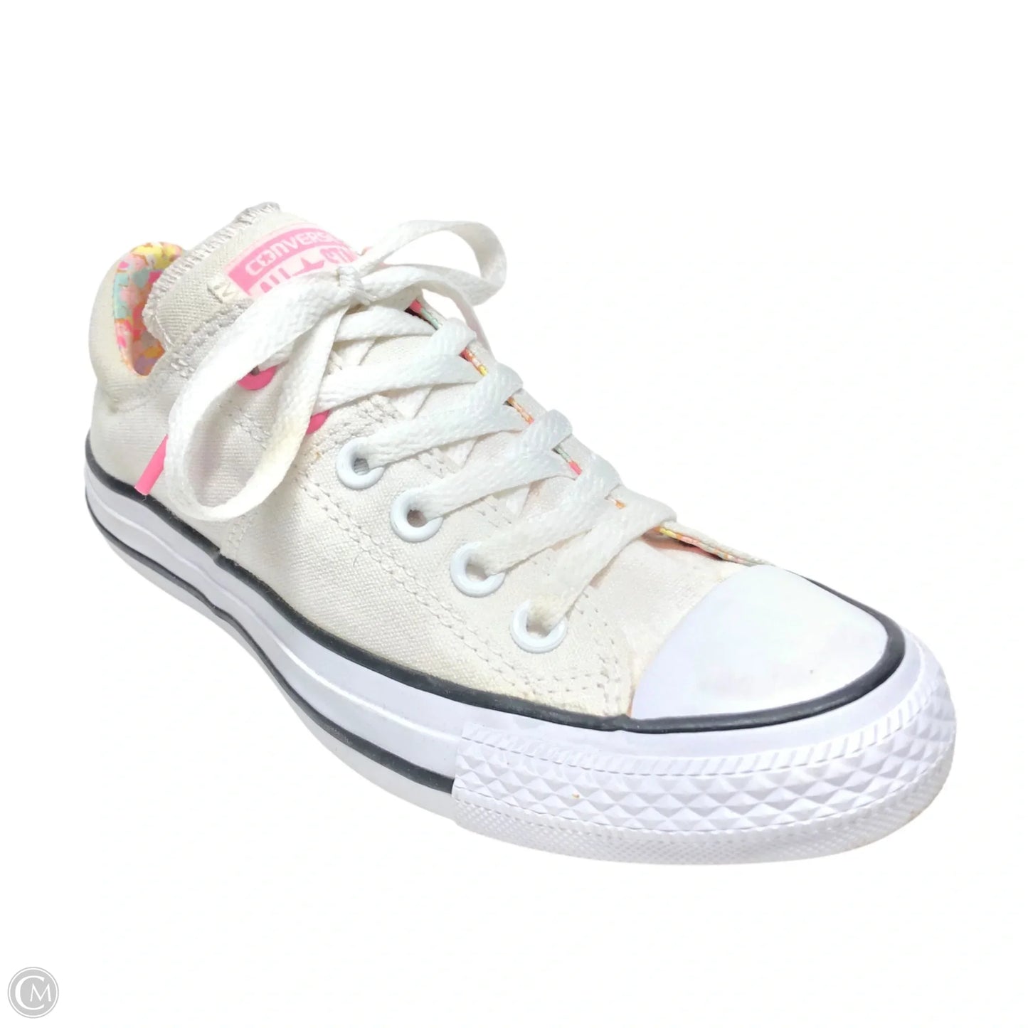 Shoes Sneakers By Converse In Pink & White, Size: 6.5