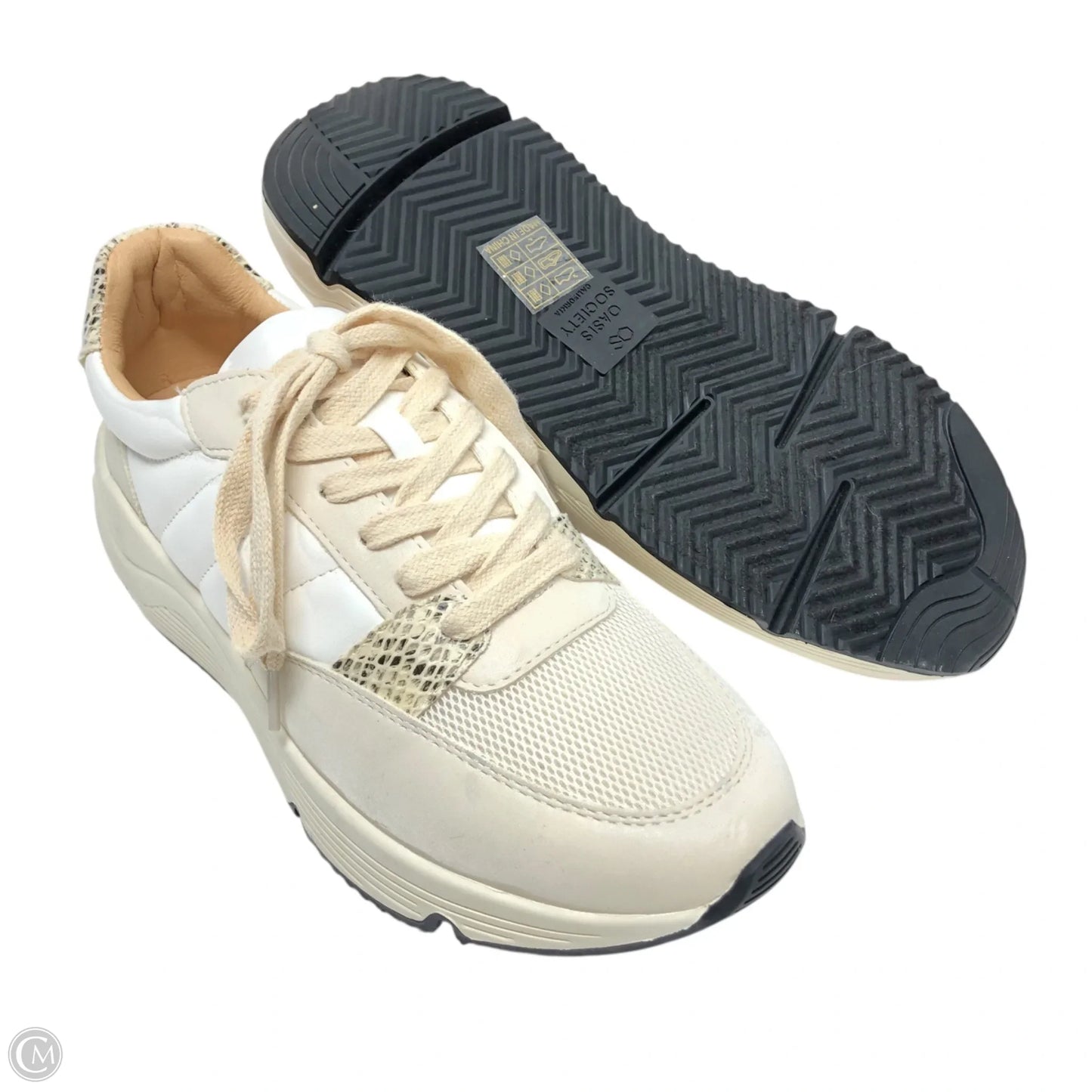 Shoes Sneakers By Oasis Society In Cream, Size: 6.5