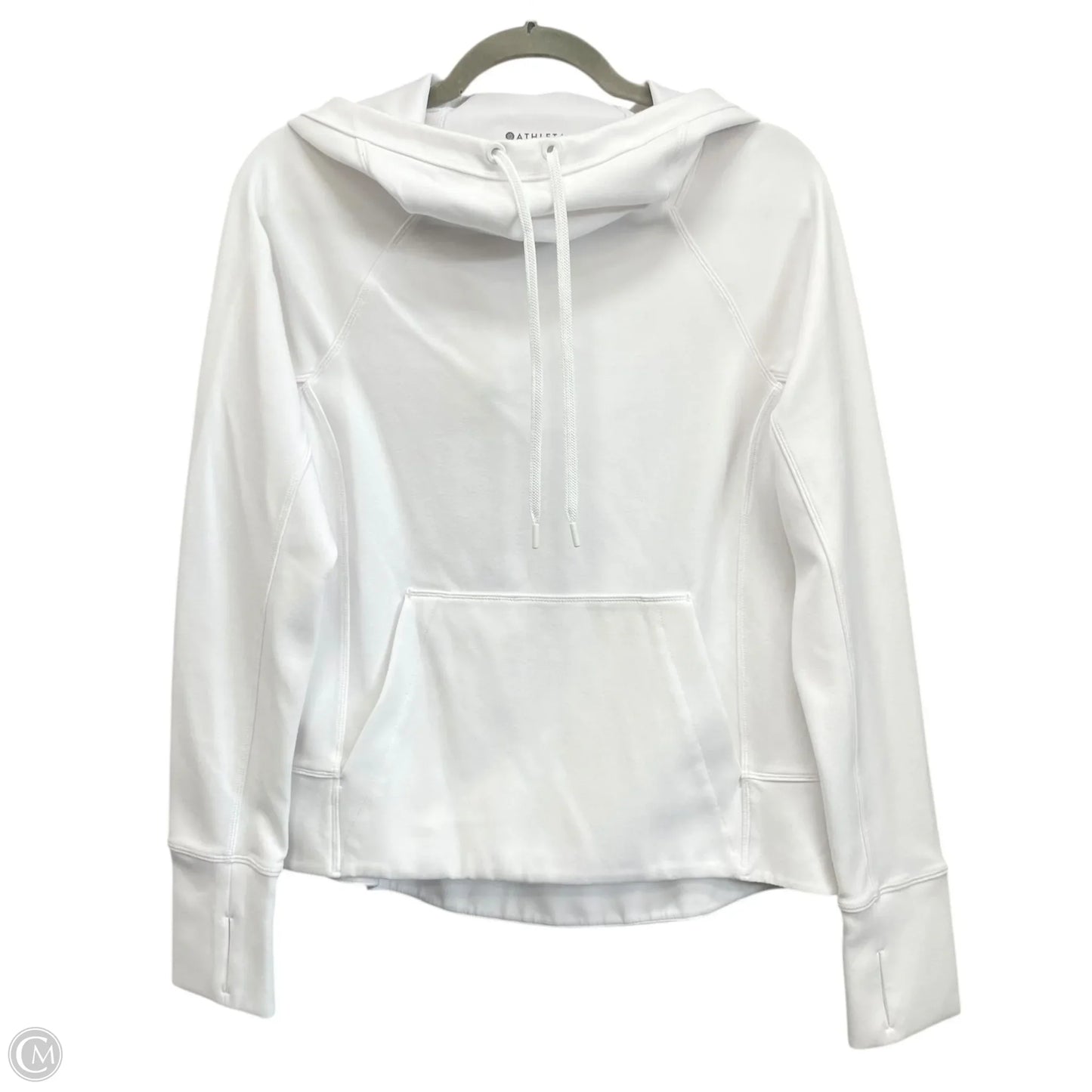 Athletic Sweatshirt Hoodie By Athleta In White, Size: S