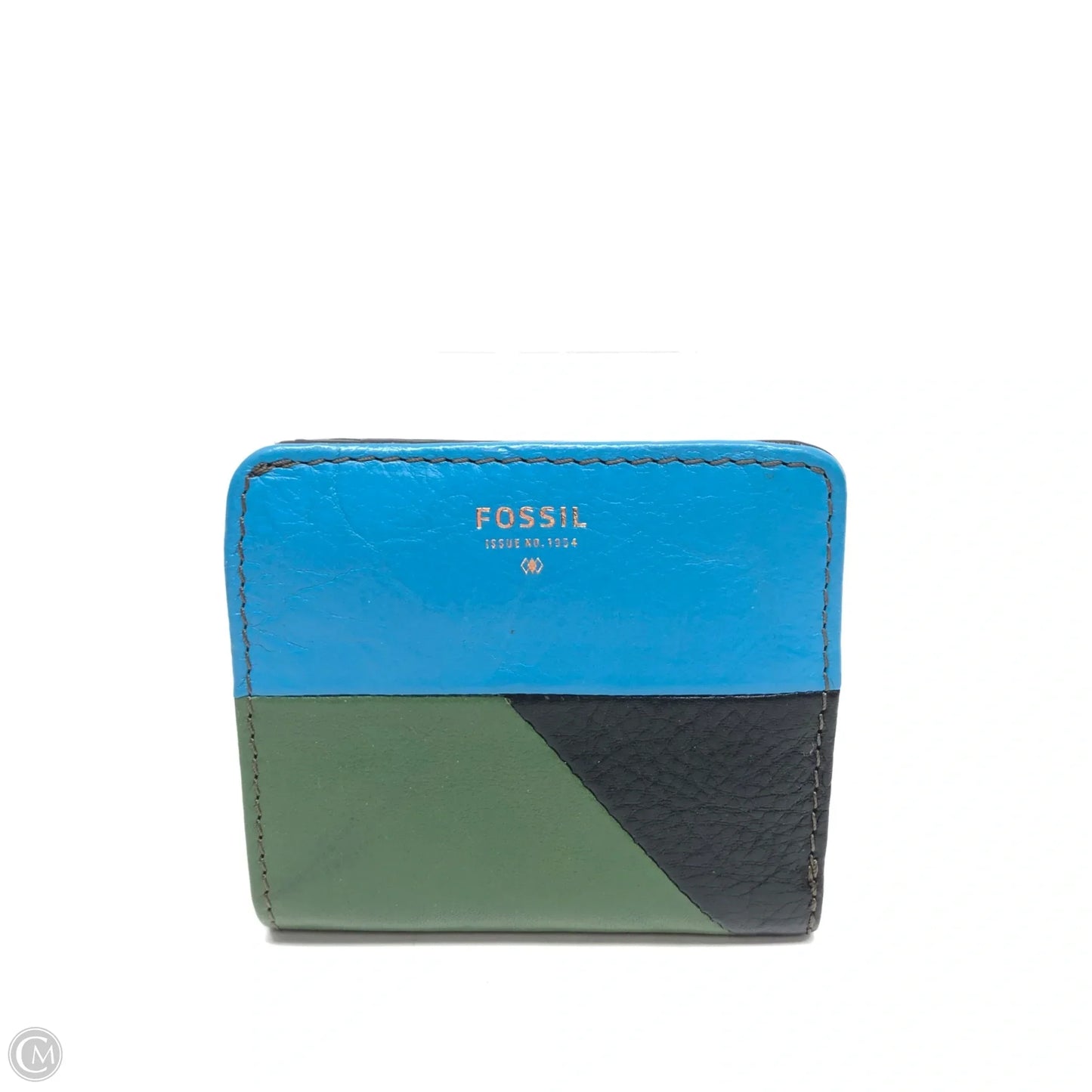 Wallet Leather By Fossil, Size: Small