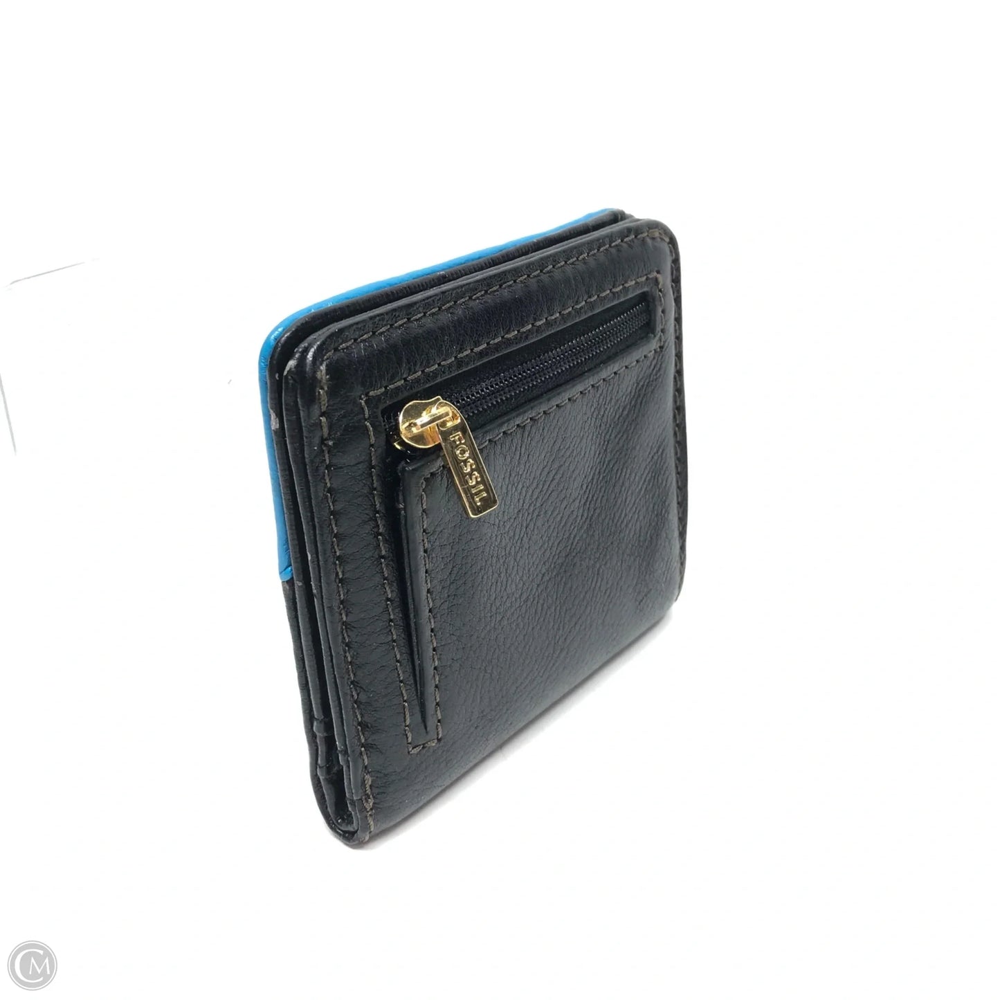 Wallet Leather By Fossil, Size: Small