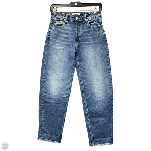 Jeans Straight By Paige In Blue Denim, Size: 2