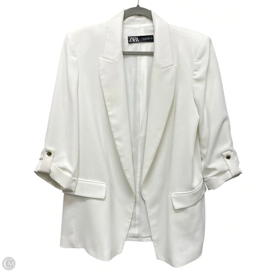 Blazer By Zara In White, Size: L