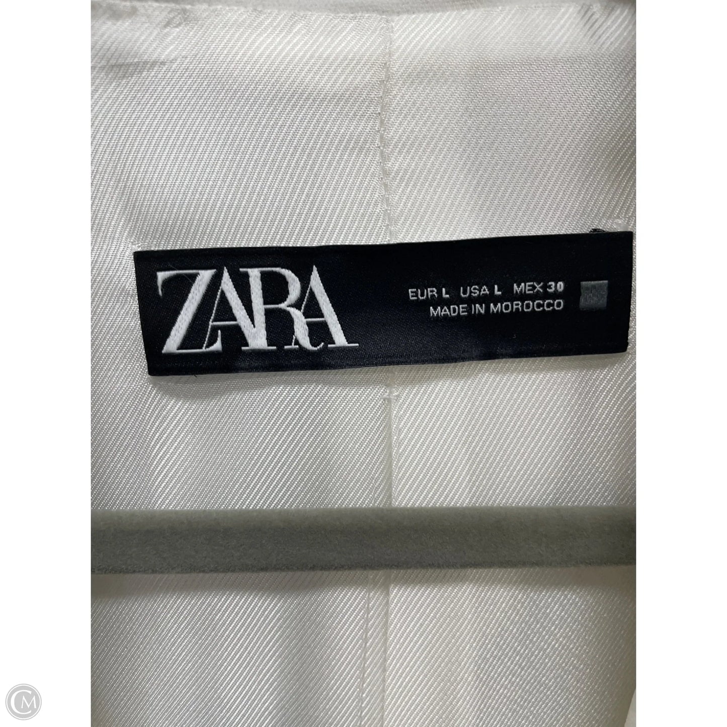 Blazer By Zara In White, Size: L