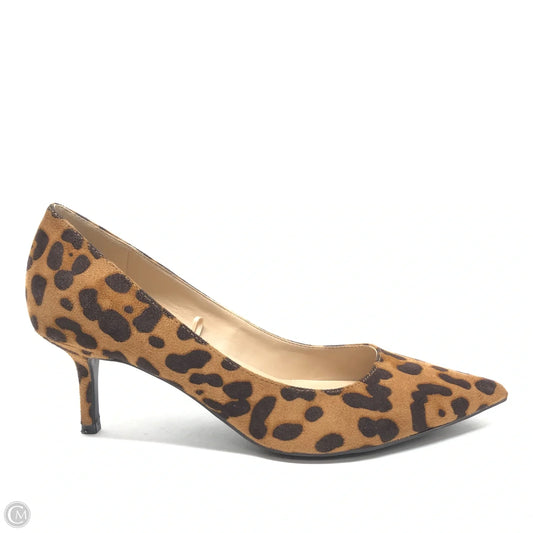 Shoes Heels Kitten By Marc Fisher In Animal Print, Size: 8