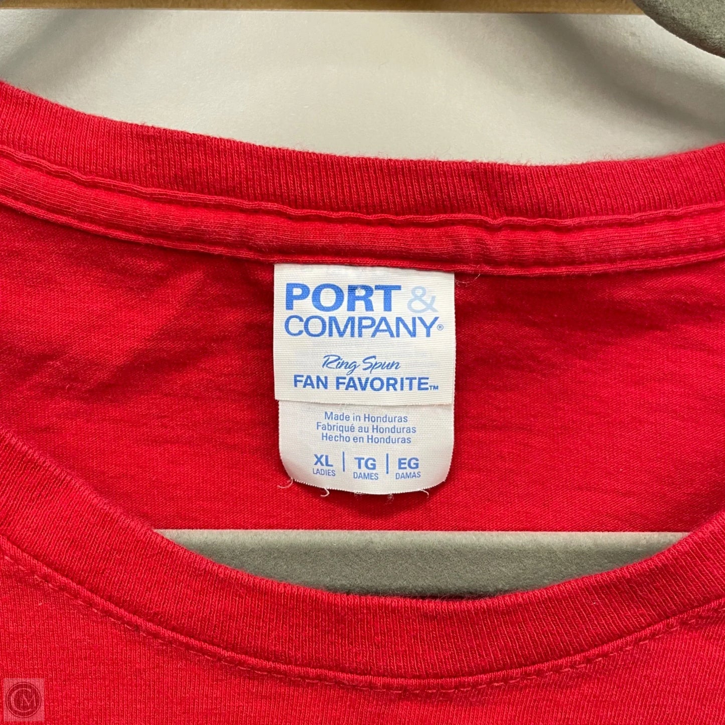 Top Short Sleeve Basic By Port & Company In Red, Size: Xl