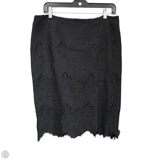 Skirt Midi By Antonio Melani In Black, Size: 12