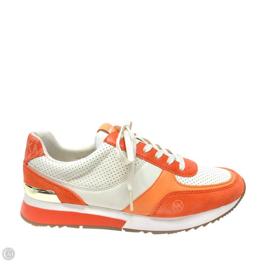 Shoes Sneakers By Michael By Michael Kors In Orange, Size: 9