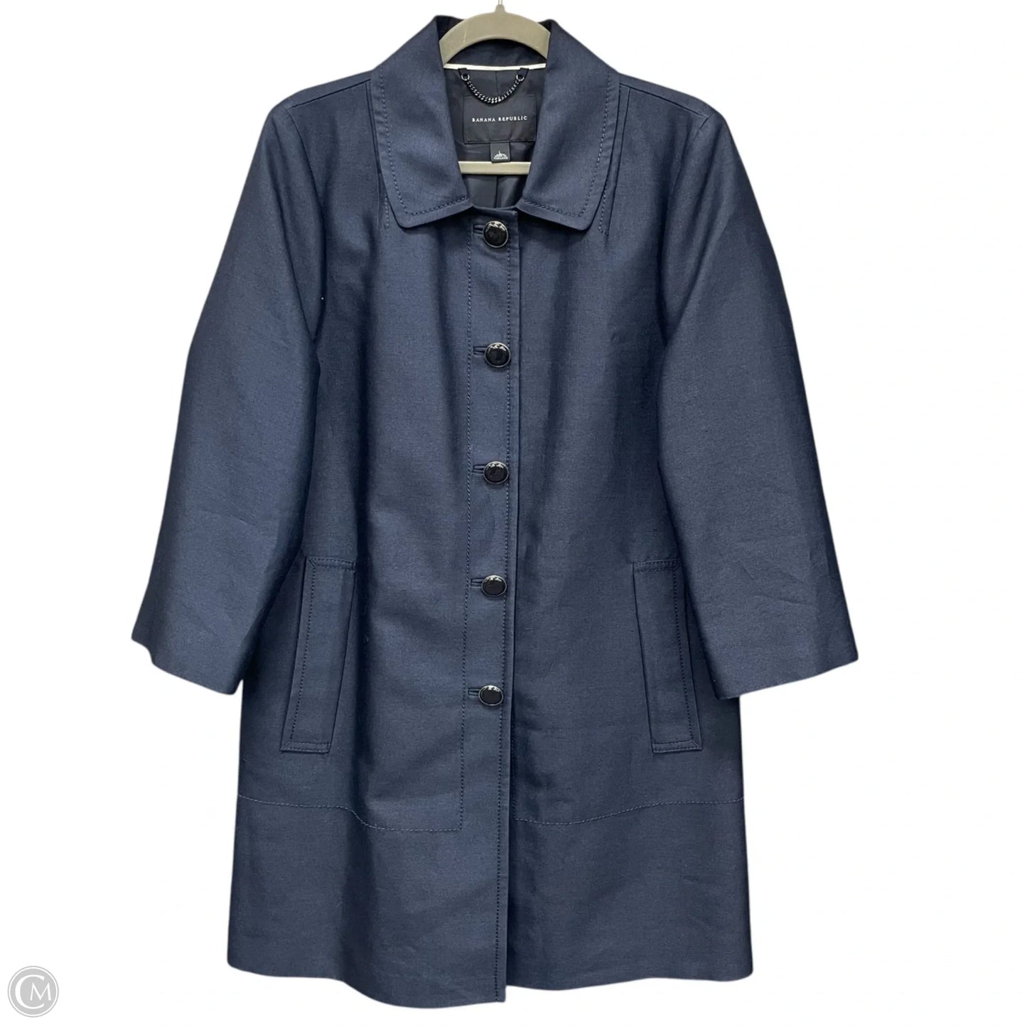 Coat Other By Banana Republic In Navy, Size: L