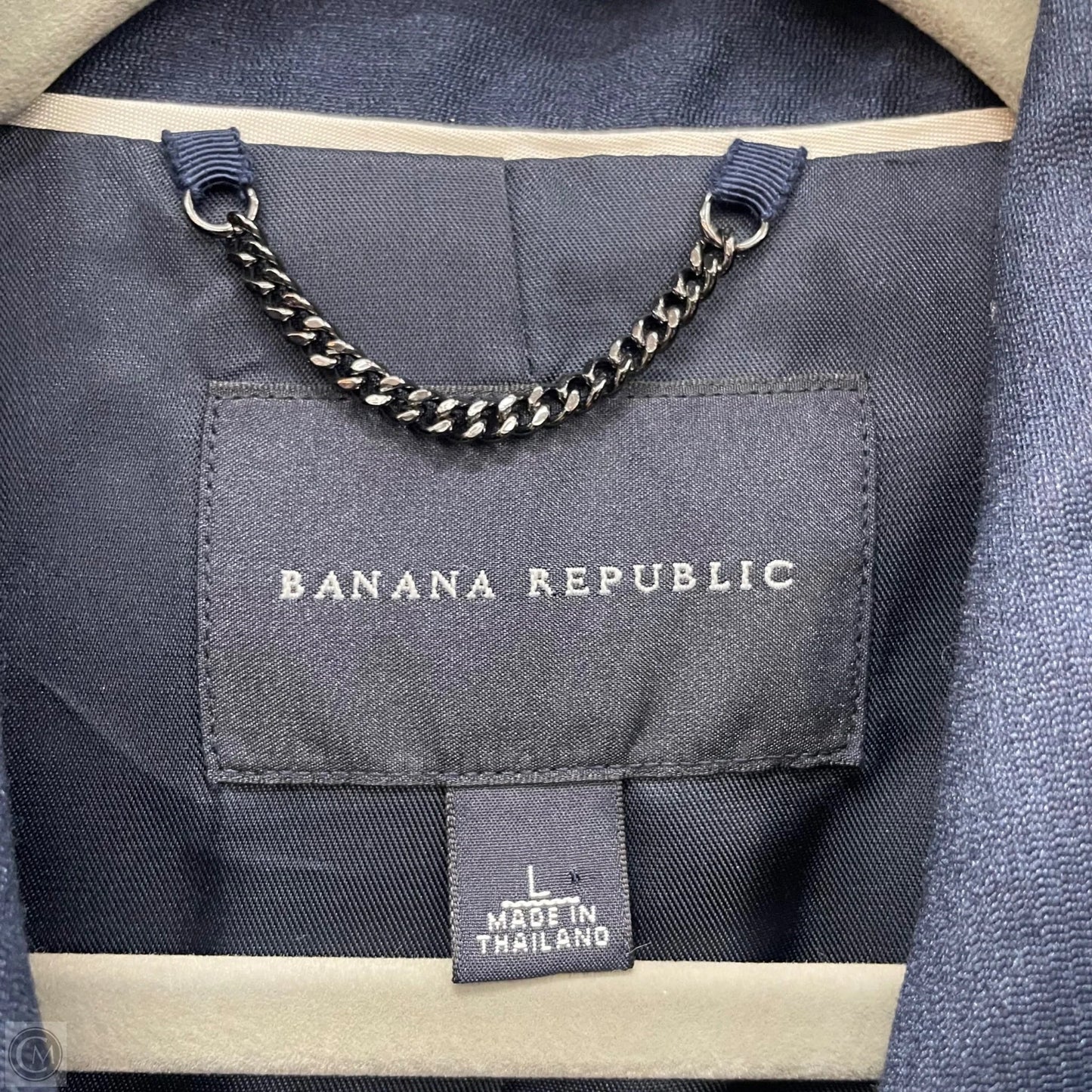 Coat Other By Banana Republic In Navy, Size: L