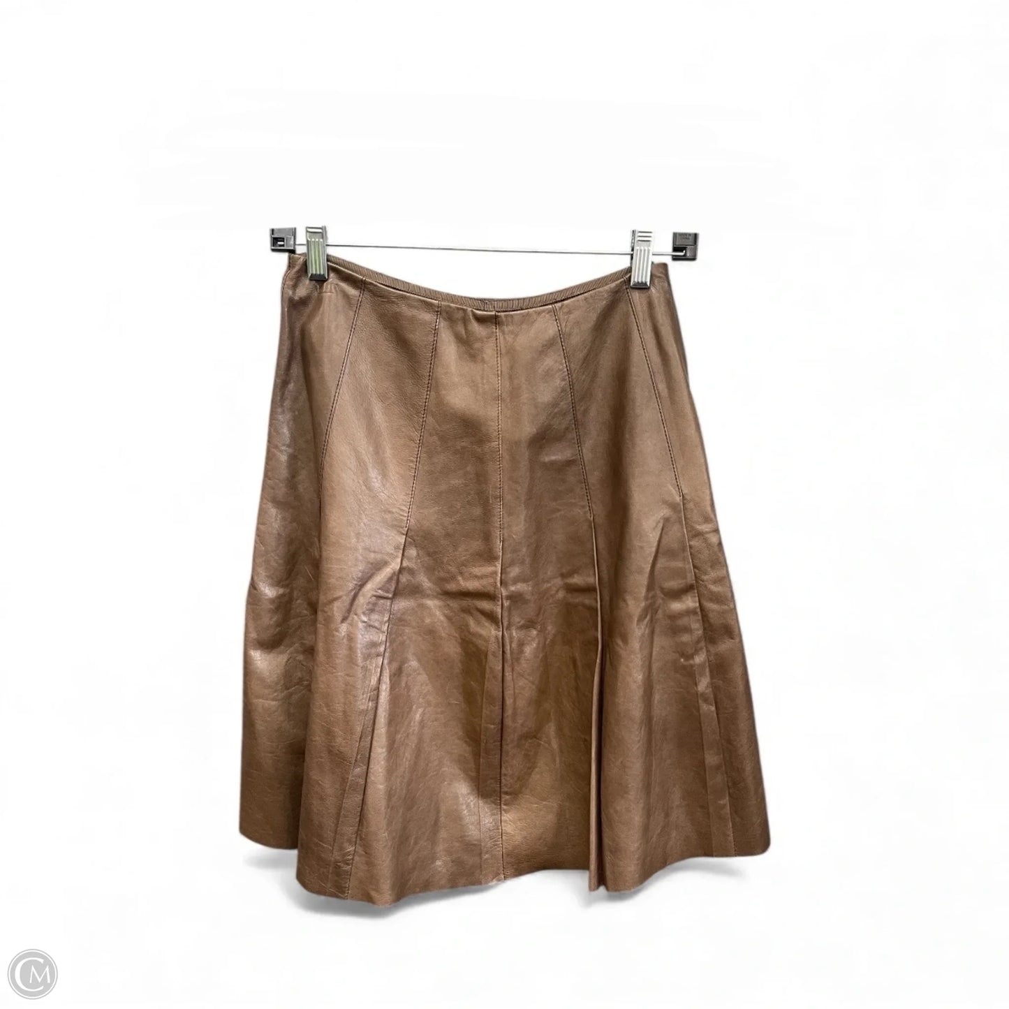 Skirt Designer By Lafayette 148 In Brown, Size: 4